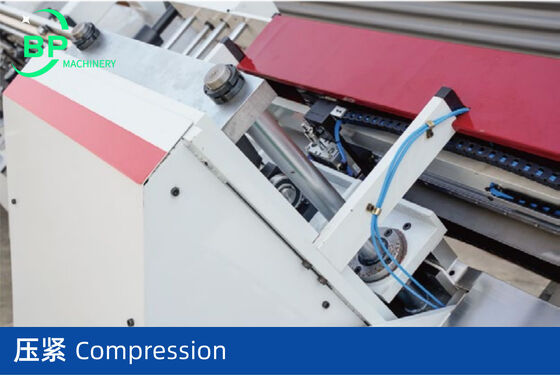 자동 노트북 뒷 척추 스트립 포장 기계 BPBB30L2F 두 개의 커버 피더와 고등학교 노트북 결합을위한 차가운 접착제 또는 뜨거운 접착제 기능과 함께