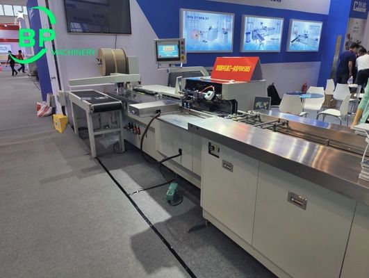 노트 및 캘린더용 자동 와이어 제본 및 천공기 PBW580S