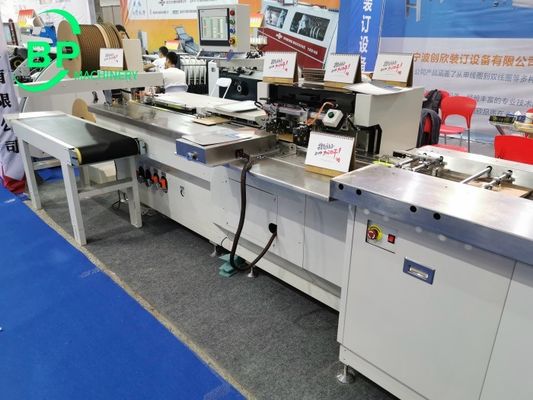 노트 및 캘린더용 자동 와이어 제본 및 천공기 PBW580S